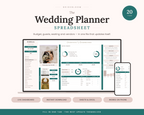 Wedding Planner Spreadsheet with Live Dashboard | Budget, Guest List & Seating